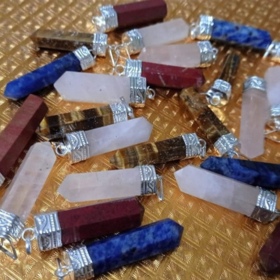 Crystal Pencil Pendants